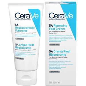 CeraVe Crema Piedi Rigenerante Pelle Molto Secca e Danneggiata, 88ml