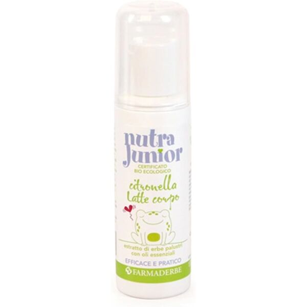 farmaderbe nutra junior - citronella latte corpo antizanzare, 100ml