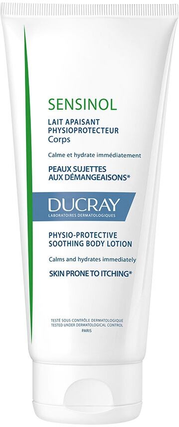 ducray sensinol - latte lenitivo fisioprotettivo corpo, 200ml