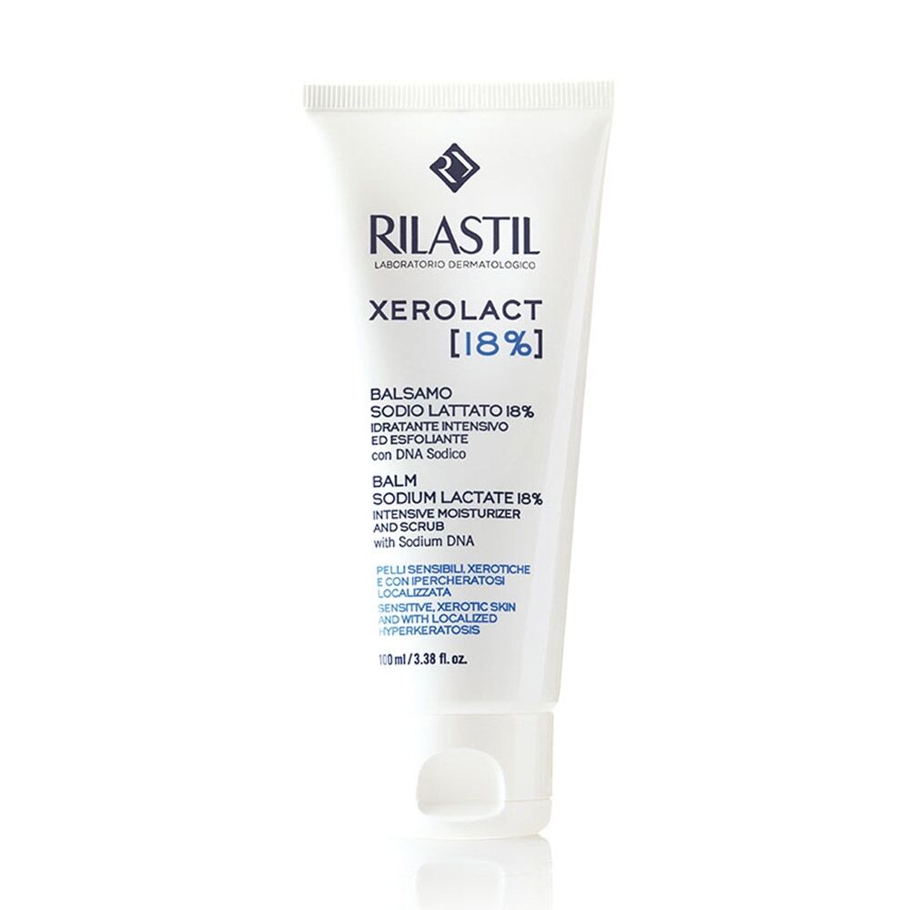 Rilastil Xerolact - Balsamo 18% Idratante Intensivo ed Esfoliante, 100ml