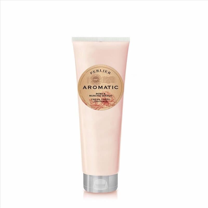 Perlier Aromatic - Crema Corpo Idratante Rosa e Muschio Bianco, 250ml