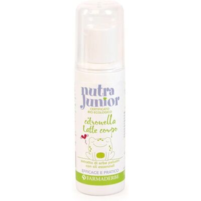 Farmaderbe Nutra Junior - Citronella Latte Corpo Antizanzare, 100ml Farmaderbe Nutra Junior - Citronella Latte Corpo Antizanzare, 100ml