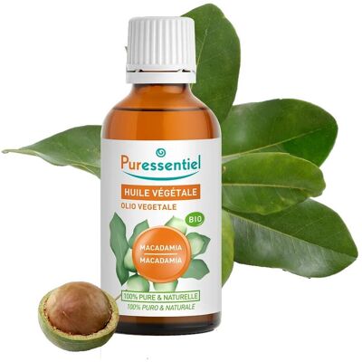 Puressentiel Olio Vegetale Macadamia Bio 100% Puro e Naturale, 50ml Puressentiel Olio Vegetale Macadamia Bio 100% Puro e Naturale, 50ml