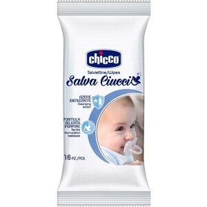 Chicco Salva Ciuccio Salviettine Igienizzanti Formula Delicata, 16 Salviette