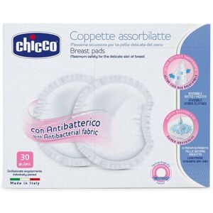 Chicco Coppette Assorbilatte con Antibatterico Extra Comfort, 30 Pezzi