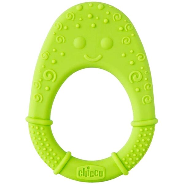 chicco dentaruolo massaggiagengive super soft in silicone 2m+ verde, 1 pezzo