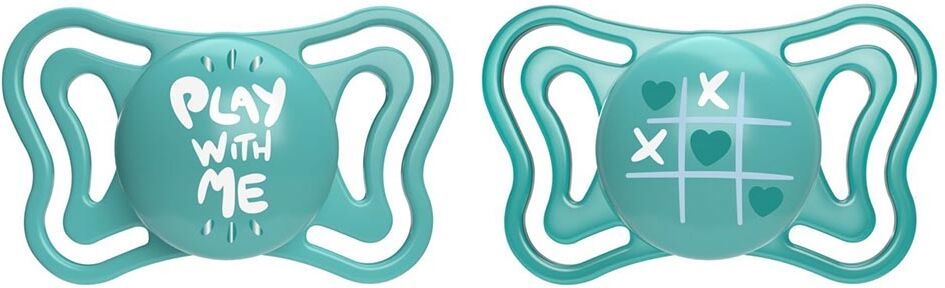 Chicco PhysioForma - Light Succhietto 16-36M Tettarella in Silicone Azzurro, 2pz