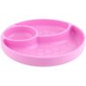 Chicco Piatto in Silicone con Ventosa Colore Rosa, 1 Pezzo