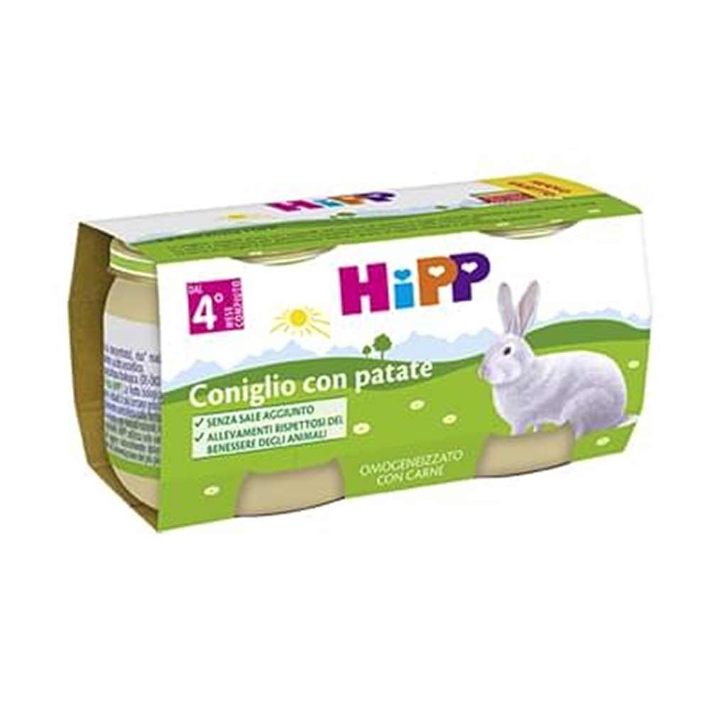 HiPP Omogeneizzato Coniglio Con Patate 2 X 80 g