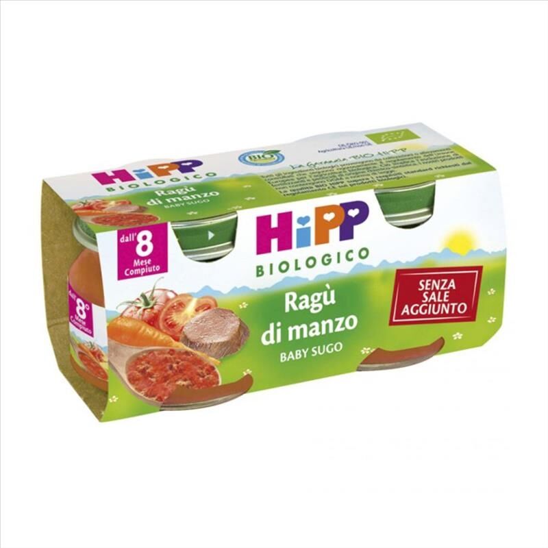 HiPP Sugo Ragù Di Manzo 2 Pezzi Da 80 g