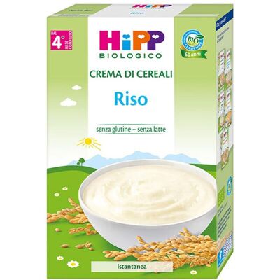 Crema di riso biologica per bambini - Dai 4 mesi Crema di riso biologica per bambini - Dai 4 mesi