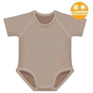 J Bimbi 4Season Stripes - Body Neonato 0-36 Mesi Fantasia Righe Marrone