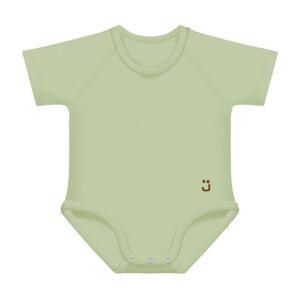 J Bimbi 4Season - Bambù Body Neonato 0-36 Mesi Pistacchio