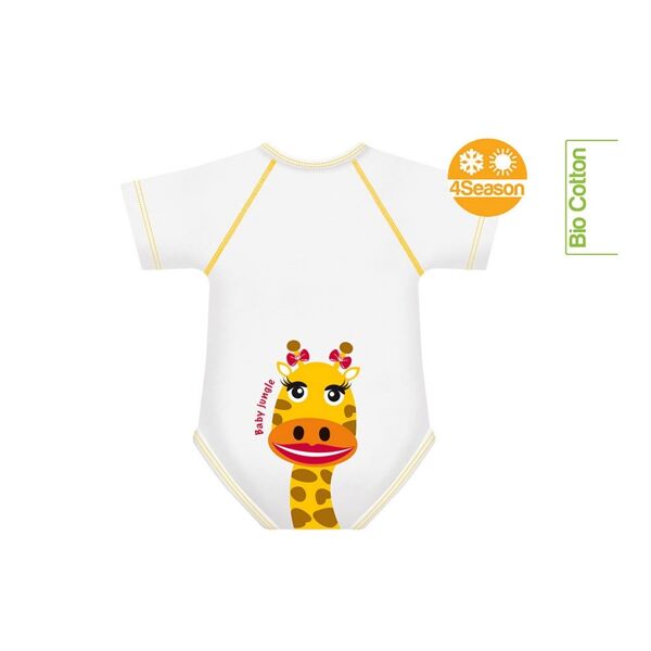 j bimbi baby jungle - body neonato 0-36 mesi bimba fantasia giraffa, 1 body