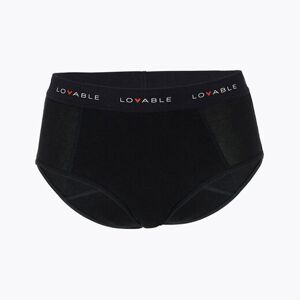 Lovable Period Panties - Slip Vita Alta Flusso Abbondante Nero Taglia 2/Small
