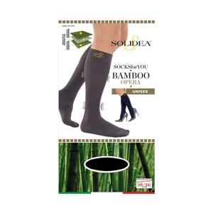 Solidea Socks For You - Bamboo Opera Gambaletto 18/24 mmHg Blu Navy Taglia 3/L