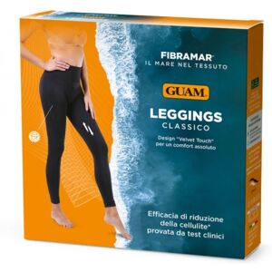 Guam Leggings Classico Fibramar Anticellulite Snellente Girovita Nero L/XL