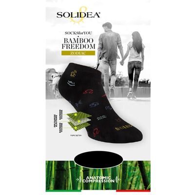 Solidea Socks For You Freedom Zodiac - Calzini in bamboo per la traspirazione, 1 paio taglia M Solidea Socks For You Freedom Zodiac - Calzini in bamboo per la traspirazione, 1 paio taglia M