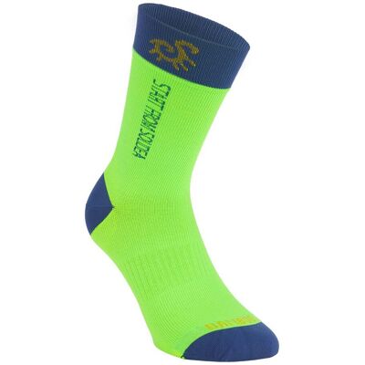 Solidea Socks For You Bamboo Fly Happy - Calzini a compressione 18-24 mmHg per la circolazione verde fluo taglia XL, 1 paio Solidea Socks For You Bamboo Fly Happy - Calzini a compressione 18-24 mmHg per la circolazione verde fluo taglia XL, 1 paio