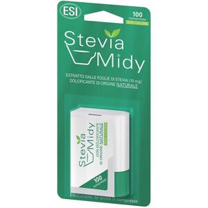 ESI Stevia Midy - Dolcificante naturale alla Stevia, 100 Compresse