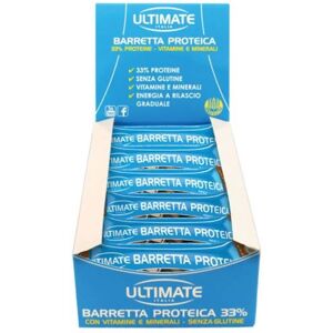 Ultimate Barretta Proteica da 40g Gusto Vaniglia e Cookies, 24 Pezzi