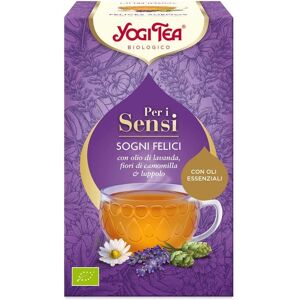 Yogi Tea Per i Sensi - Sogni Felici Infuso con Oli Essenziali, 17 bustine