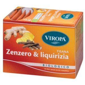 Viropa Zenzero E Liquirizia Tisana Biologica 15 Filtri