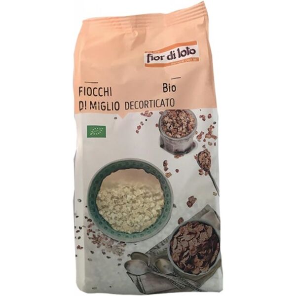 fior di loto fiocchi di miglio decorticato bio, 300g