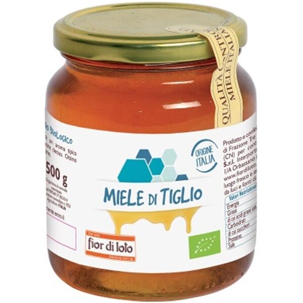 fior di loto miele di tiglio bio, 500g