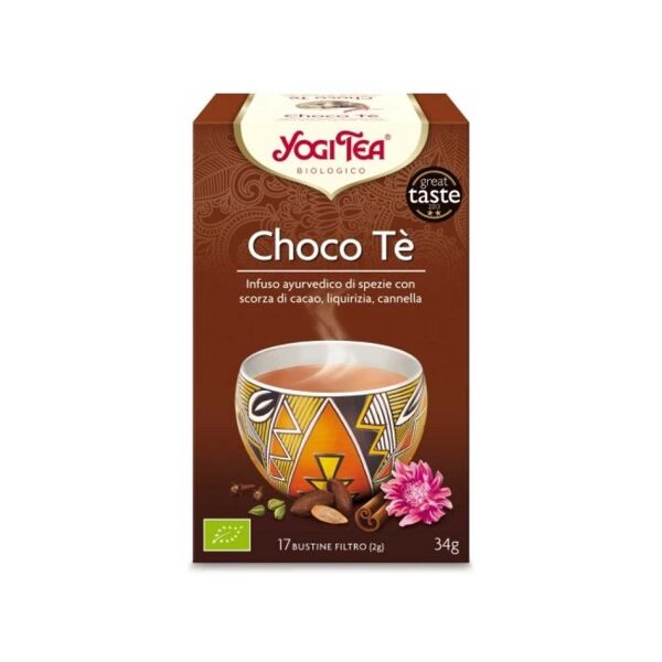 yogi tea choco tè bio infuso di spezie 17 bustine