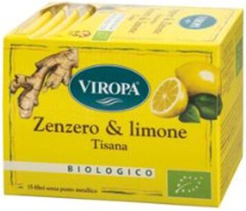 Viropa Zenzero E Limone Tisana Biologica 15 Filtri