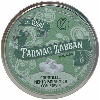 Farmac-zabban Caramelle al Gusto Menta Balsamica con Stevia, 40g Farmac-zabban Caramelle al Gusto Menta Balsamica con Stevia, 40g
