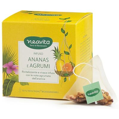 Neavita Ananas e Agrumi Infuso di Frutta, 15 filtroscrigno Neavita Ananas e Agrumi Infuso di Frutta, 15 filtroscrigno