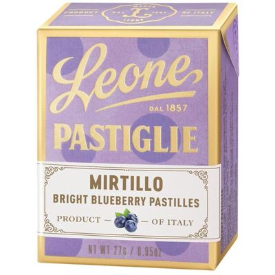 Pastiglie Leone Pastiglie Mirtillo, 27g Pastiglie Leone Pastiglie Mirtillo, 27g