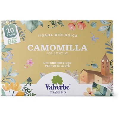 Valverbe Tisana Camomilla 20 Filtri - Tè alle Erbe Valverbe Tisana Camomilla 20 Filtri - Tè alle Erbe