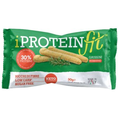 IProteinFit Grissini al Rosmarino 30% Proteine, 30g IProteinFit Grissini al Rosmarino 30% Proteine, 30g
