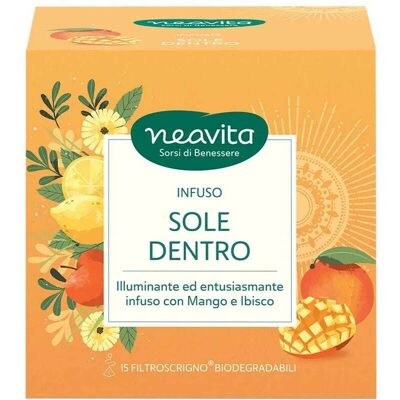 Neavita Sole Dentro Infuso Mango e Ibisco, 15 filtroscrigno Neavita Sole Dentro Infuso Mango e Ibisco, 15 filtroscrigno