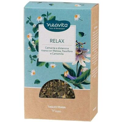 Neavita Tisana Relax Taglio Tisana Sfuso Ricarica, 45g Neavita Tisana Relax Taglio Tisana Sfuso Ricarica, 45g