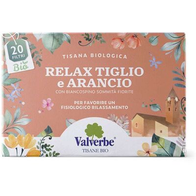 Valverbe Tisana Relax Tiglio e Arancia, 20 filtri Valverbe Tisana Relax Tiglio e Arancia, 20 filtri