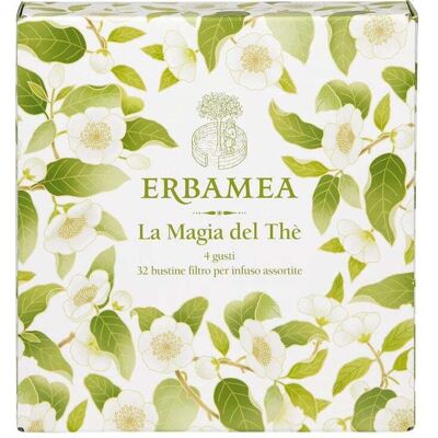 Erbamea La Magia del Thè Cofanetto Regalo con Infusi, 32 bustine Erbamea La Magia del Thè Cofanetto Regalo con Infusi, 32 bustine