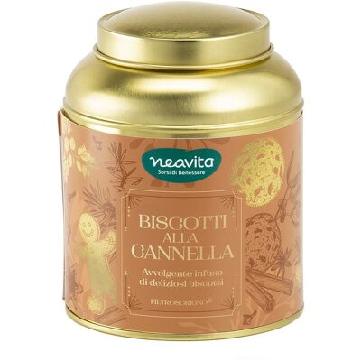 Neavita Scatola in Latta Infuso Biscotti alla Cannella, 12 Filtroscrigno Neavita Scatola in Latta Infuso Biscotti alla Cannella, 12 Filtroscrigno