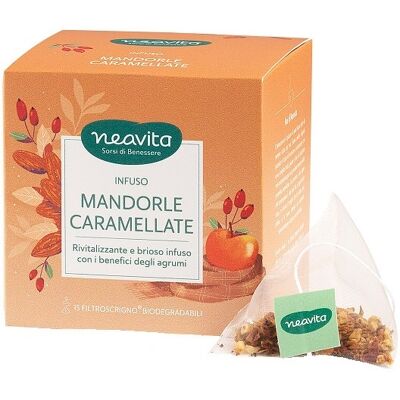 Neavita Infuso Mandorla e Caramello Filtro Sacchetto Palma e Caramello, 15 Filtri Neavita Infuso Mandorla e Caramello Filtro Sacchetto Palma e Caramello, 15 Filtri