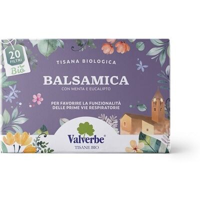 Valverbe Tisana Balsamica Bio - Integratore per il benessere delle vie respiratorie, 20 filtri Valverbe Tisana Balsamica Bio - Integratore per il benessere delle vie respiratorie, 20 filtri