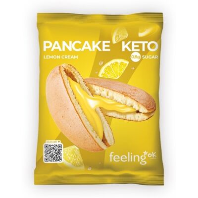 Logistica Food Feeling Ok Pancake Keto crema al limone - Pancake proteico per la dieta chetogenica, 50 g Logistica Food Feeling Ok Pancake Keto crema al limone - Pancake proteico per la dieta chetogenica, 50 g