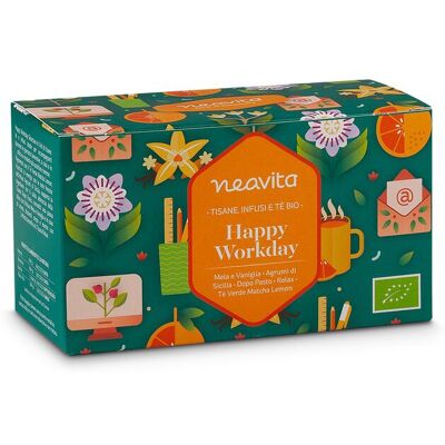 Neavita Happy Workday Selezione di Infusi e Tisane, 20 filtri Neavita Happy Workday Selezione di Infusi e Tisane, 20 filtri