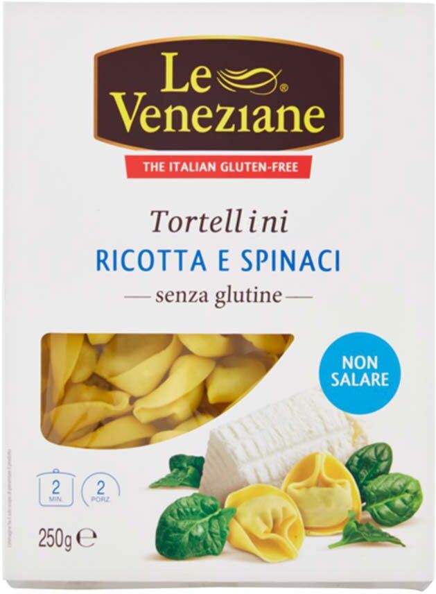 Molino Di Ferro Le Veneziane - Tortellini Ricotta E Spinaci Senza Glutine, 250g