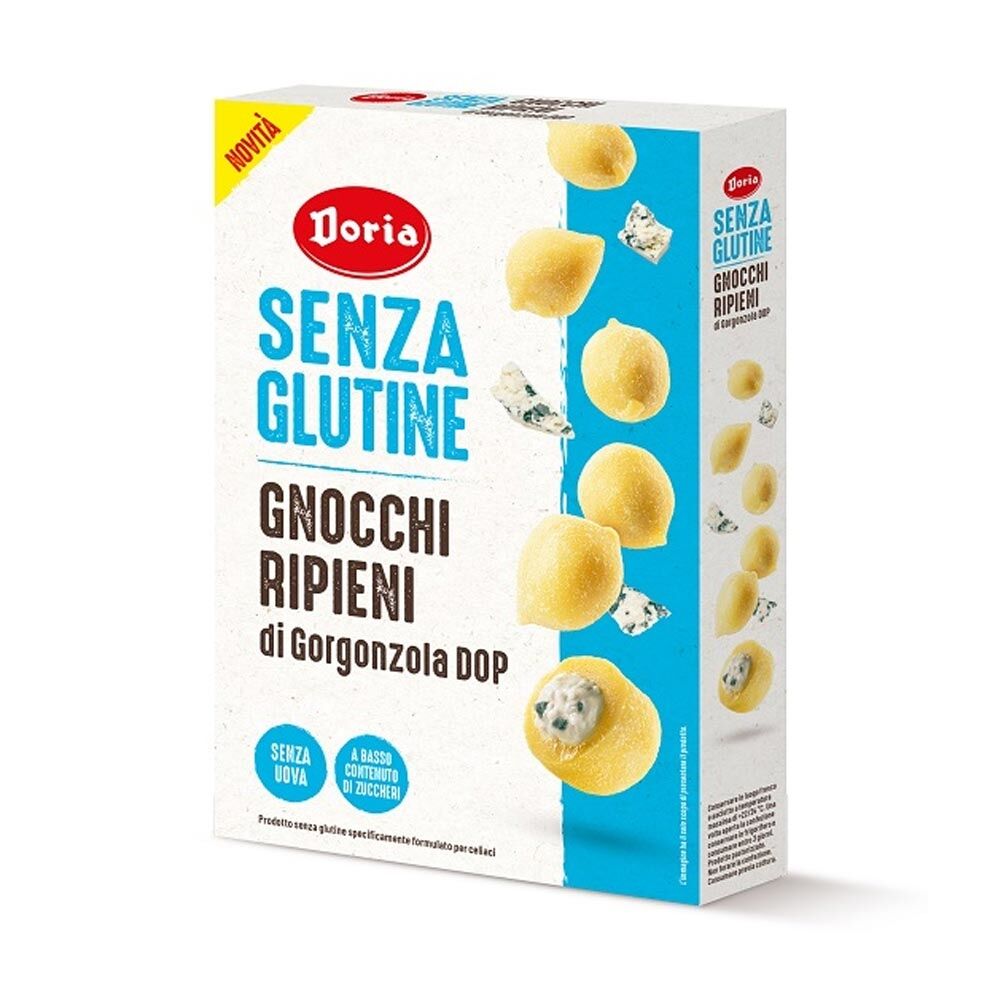Doria Gnocchi Ripieni di Gorgonzola DOP Senza Glutine, 400g