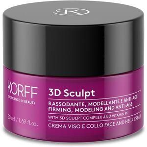 Korff 3D Sculpt - Crema Viso e Collo Rassodante Modellante e Anti-Age, 50ml