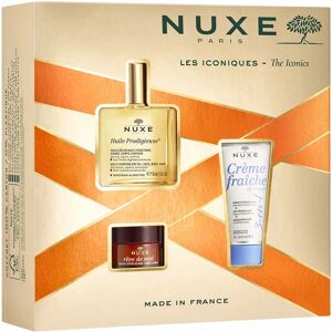 Nuxe Cofanetto Gli Iconici Olio 50ml + Crema 3 in 1 30ml + Balsamo Labbra 15g