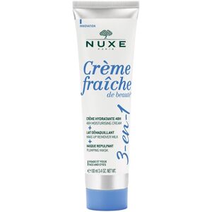 nuxe crème fraiche de beauté 3 in 1 crema idratante struccante e maschera, 100ml